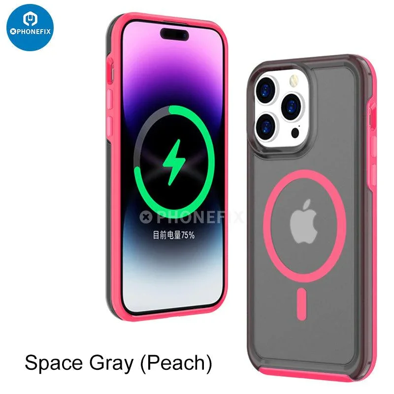 For iPhone 15 Series Magsafe Case Full Cover Shockproof Airbag - Image 15