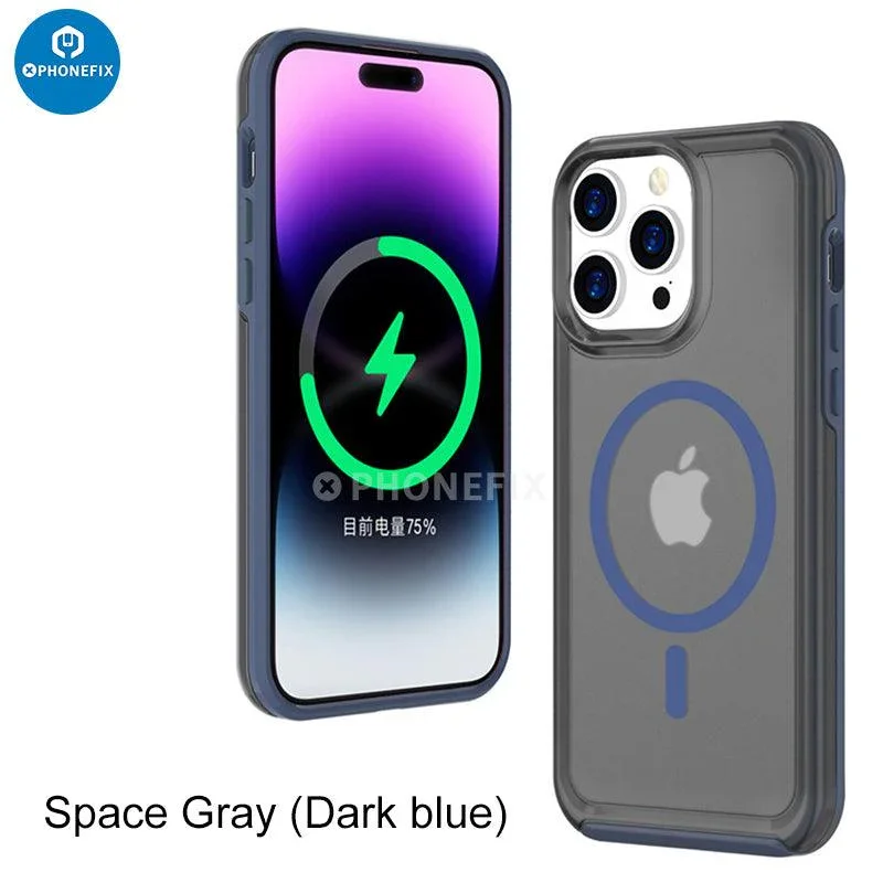 For iPhone 15 Series Magsafe Case Full Cover Shockproof Airbag - Image 18