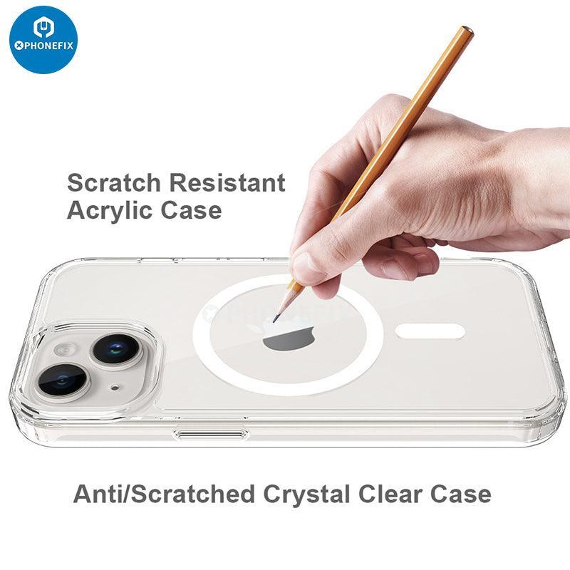 For iPhone 15 Series Magsafe Case Full Cover Shockproof Airbag - Image 24