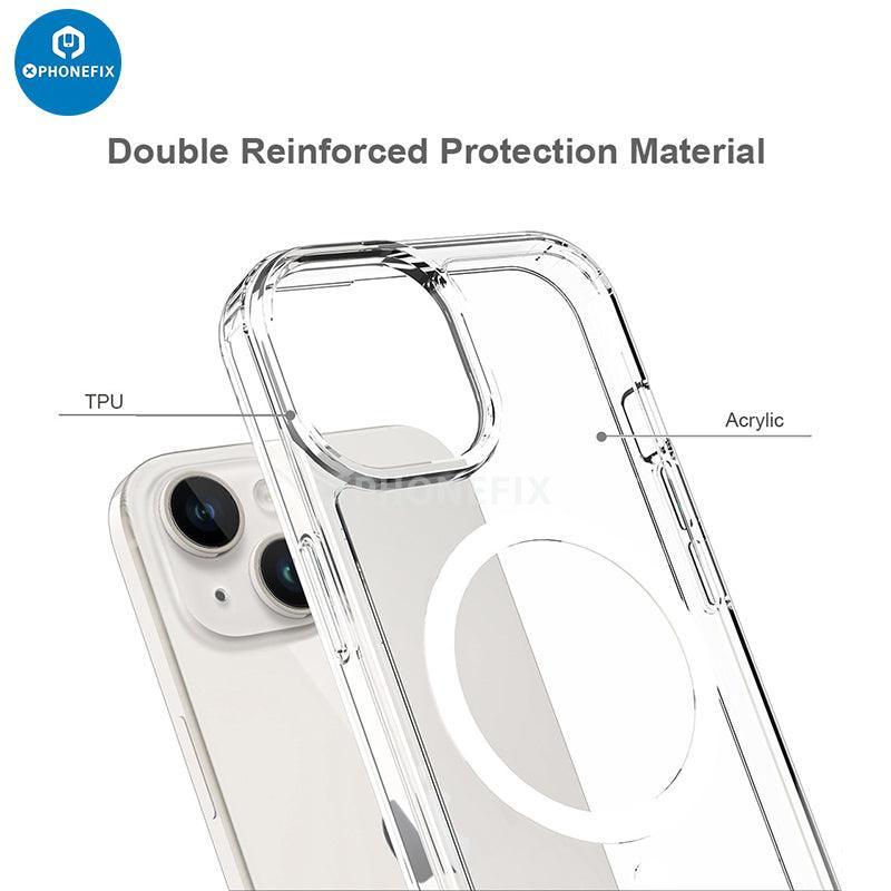 For iPhone 15 Series Magsafe Case Full Cover Shockproof Airbag - Image 25