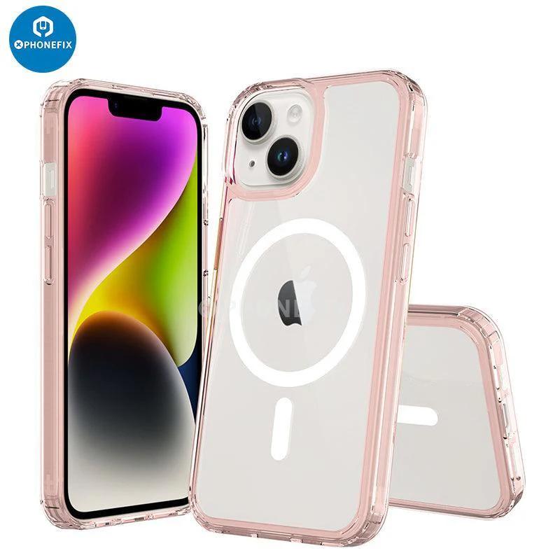 For iPhone 15 Series Magsafe Case Full Cover Shockproof Airbag - Image 27