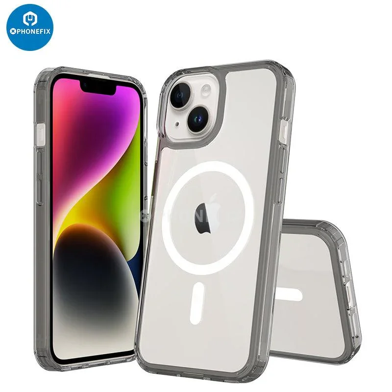 For iPhone 15 Series Magsafe Case Full Cover Shockproof Airbag - Image 28