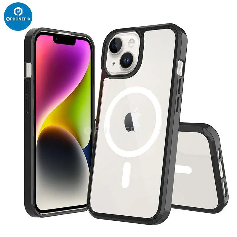 For iPhone 15 Series Magsafe Case Full Cover Shockproof Airbag - Image 29