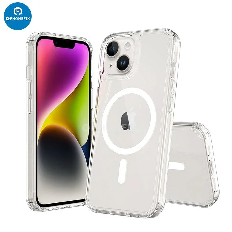 For iPhone 15 Series Magsafe Case Full Cover Shockproof Airbag - Image 30