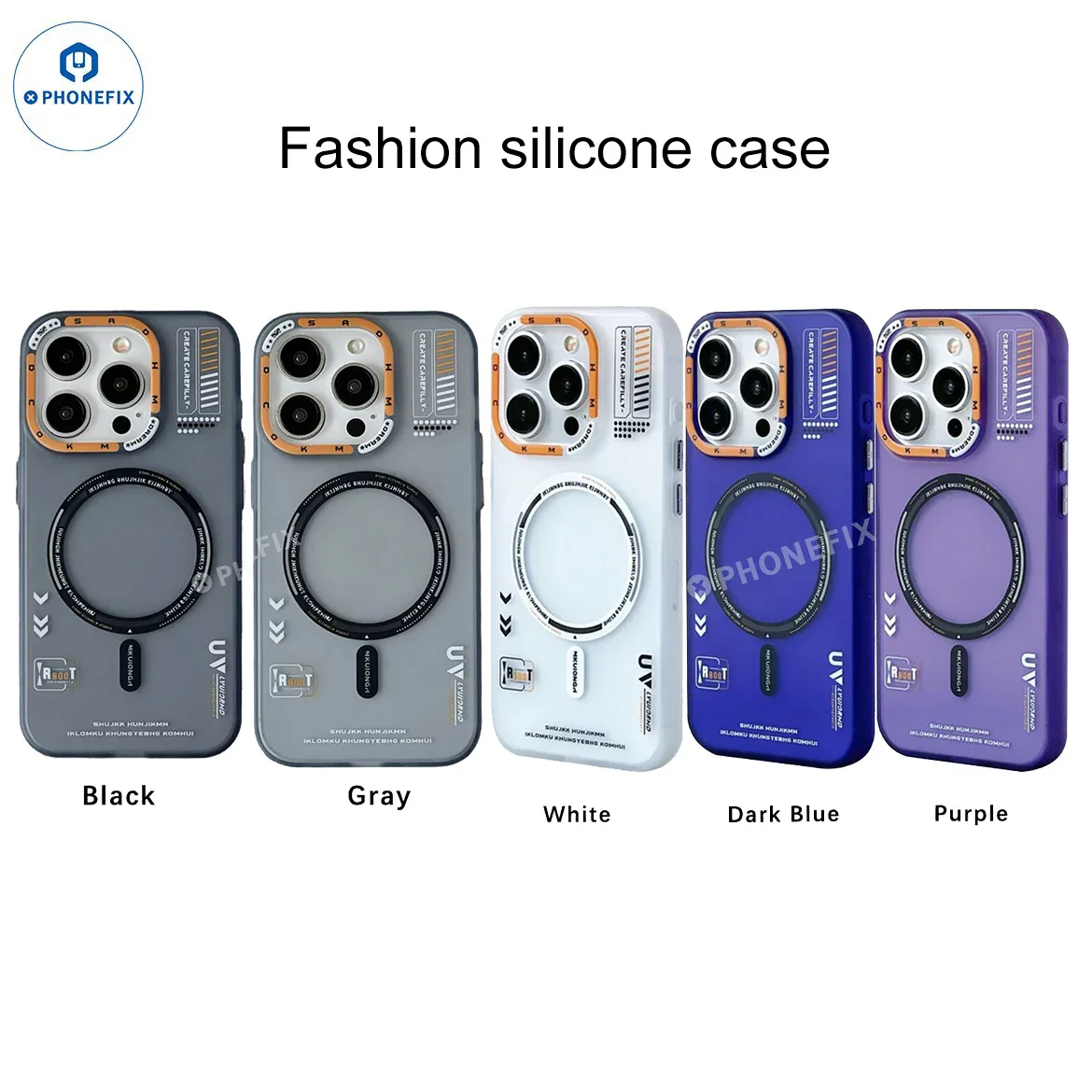 For iPhone 16 Pro Max Silicone Case With MagSafe Logo - Image 7