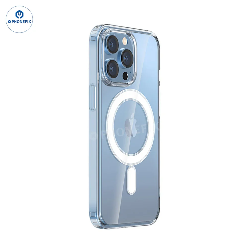 Silicone TPU Clear Case With MagSafe For iPhone 16 Pro Max - Image 8