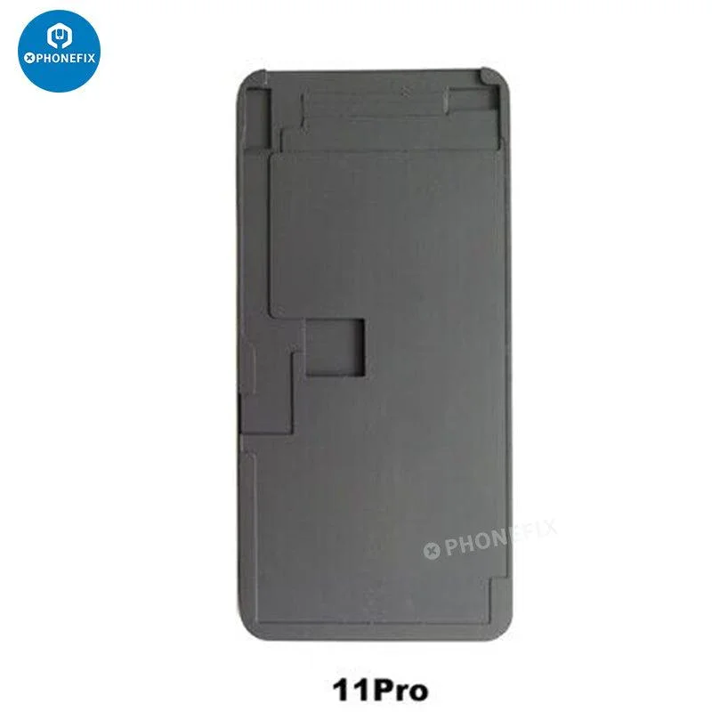 For iPhone 6-16 Pro Max LCD OCA Laminating Mold Black Silicone Mat - Image 12