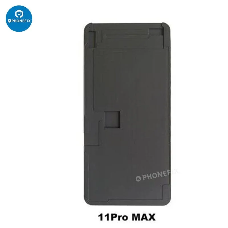 For iPhone 6-16 Pro Max LCD OCA Laminating Mold Black Silicone Mat - Image 13