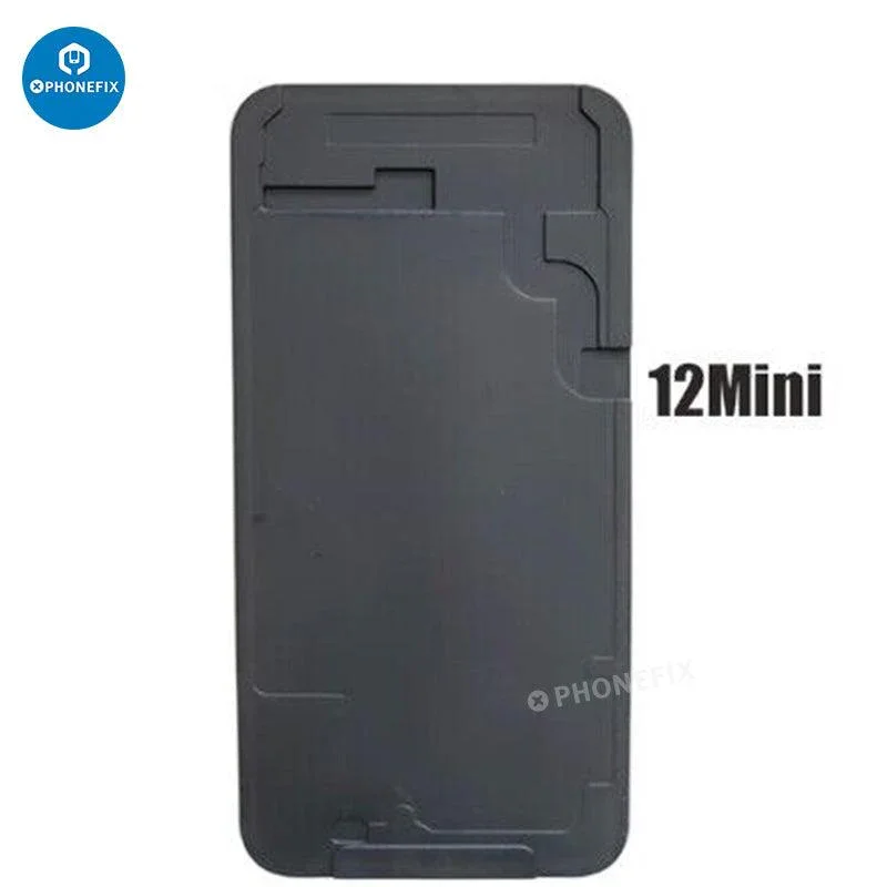 For iPhone 6-16 Pro Max LCD OCA Laminating Mold Black Silicone Mat - Image 15