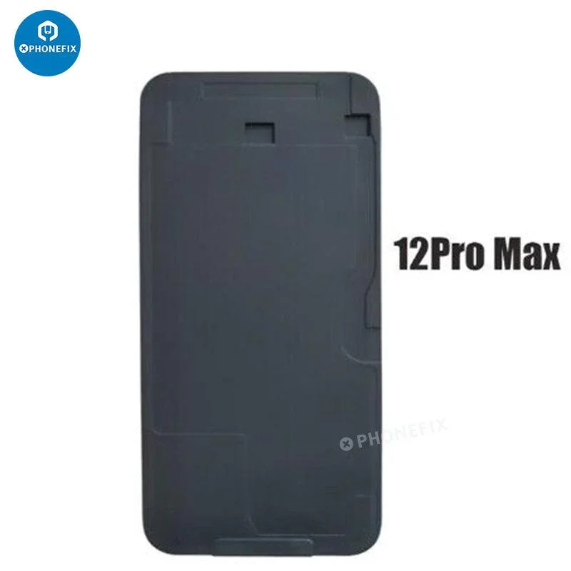 For iPhone 6-16 Pro Max LCD OCA Laminating Mold Black Silicone Mat - Image 16