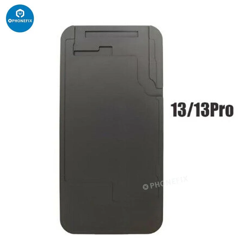 For iPhone 6-16 Pro Max LCD OCA Laminating Mold Black Silicone Mat - Image 17