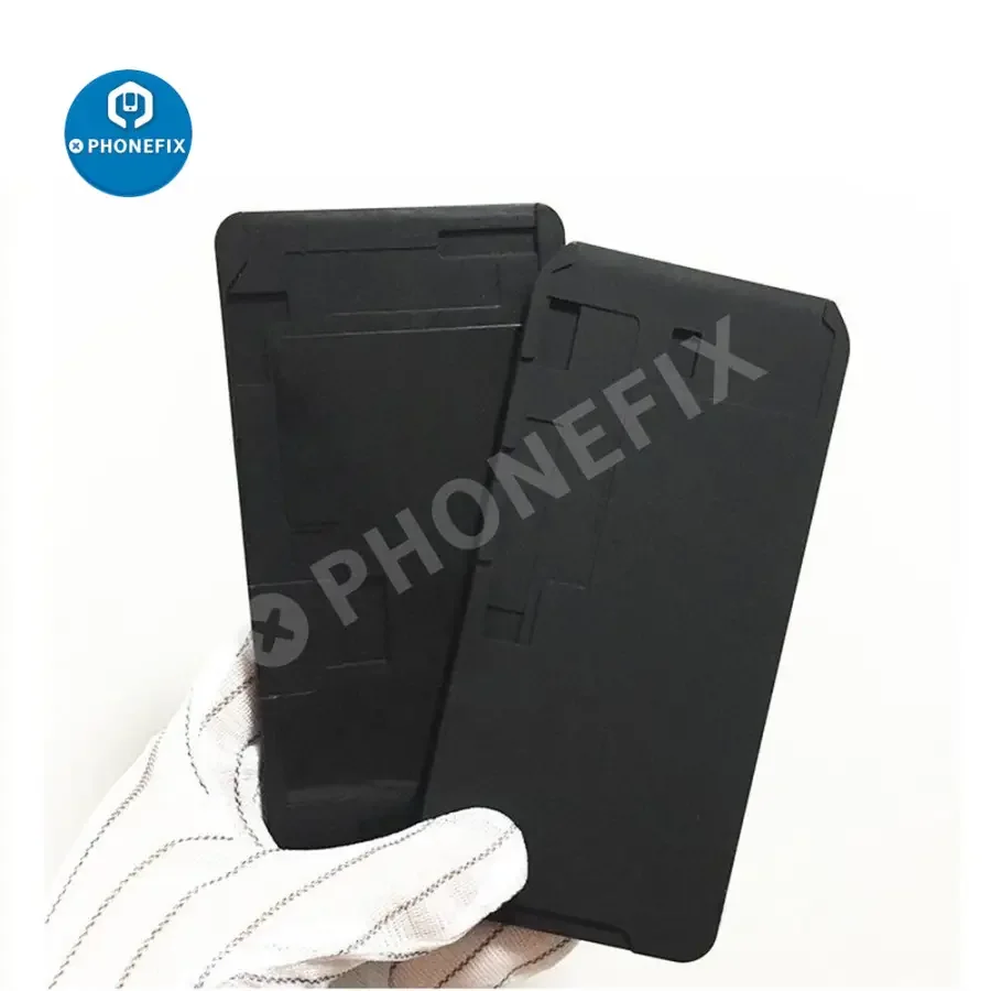 For iPhone 6-16 Pro Max LCD OCA Laminating Mold Black Silicone Mat - Image 3