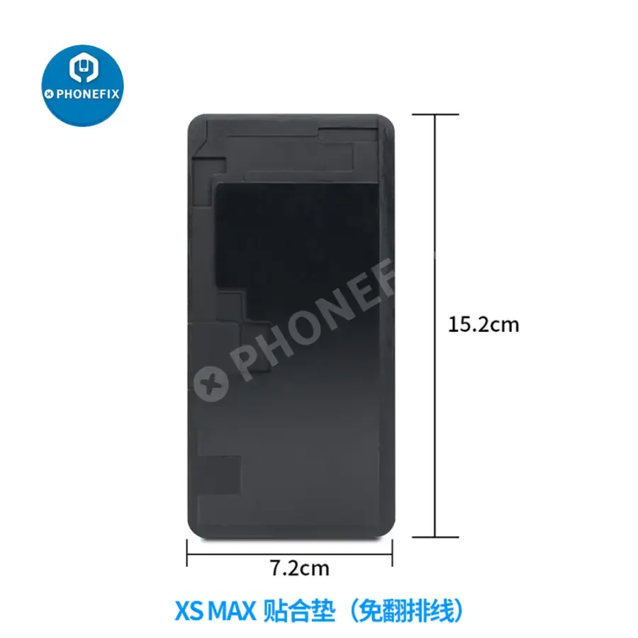 For iPhone 6-16 Pro Max LCD OCA Laminating Mold Black Silicone Mat - Image 5