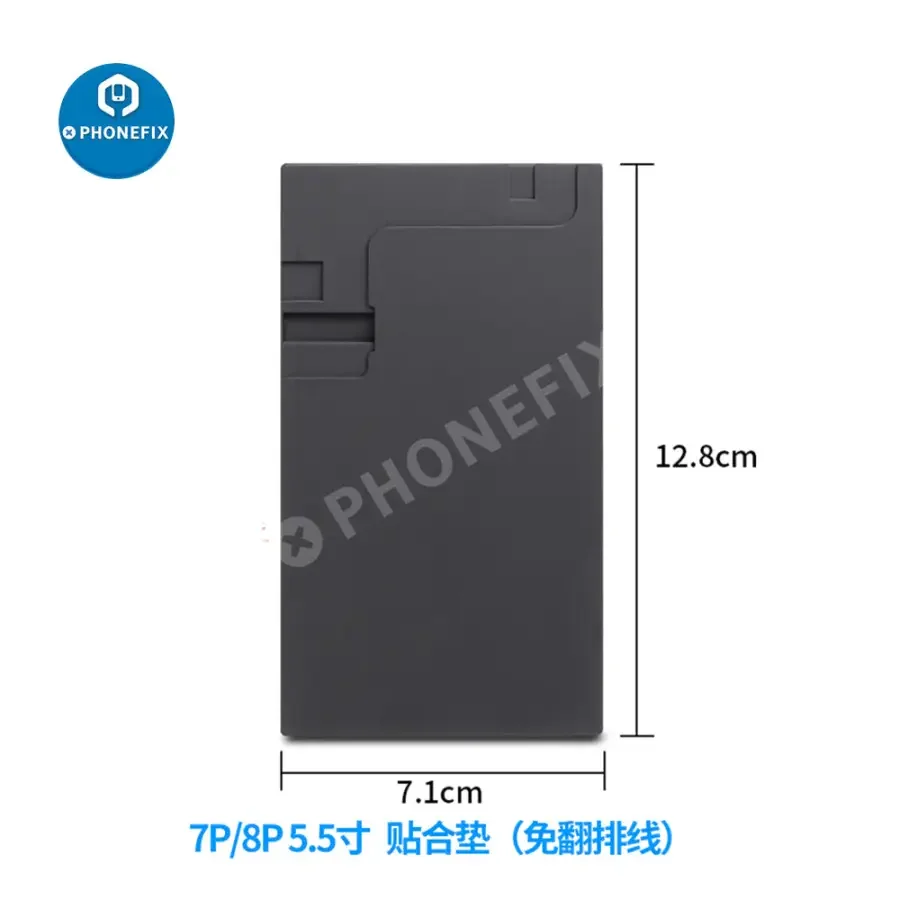 For iPhone 6-16 Pro Max LCD OCA Laminating Mold Black Silicone Mat - Image 6
