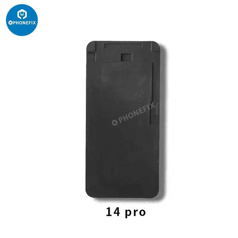 For iPhone 6-16 Pro Max LCD OCA Laminating Mold Black Silicone Mat - Image 8