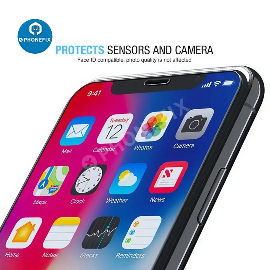 For iPhone 7-17 Pro Max Full Cover Tempered Glass Screen Protector - Image 4