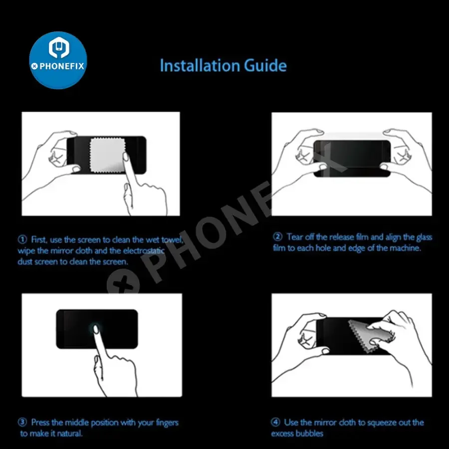 For iPhone 7-17 Pro Max Full Cover Tempered Glass Screen Protector - Image 9