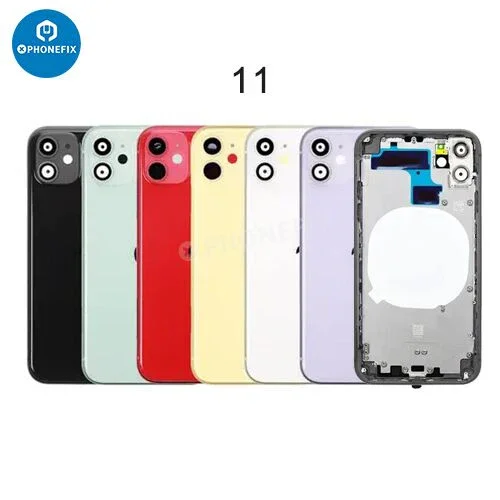 For iPhone Back Housing With Battery Frame Replacement Parts - Image 10
