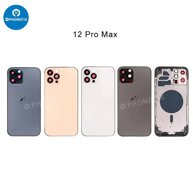 For iPhone Back Housing With Battery Frame Replacement Parts - Image 14