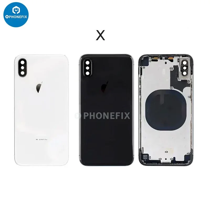 For iPhone Back Housing With Battery Frame Replacement Parts - Image 15