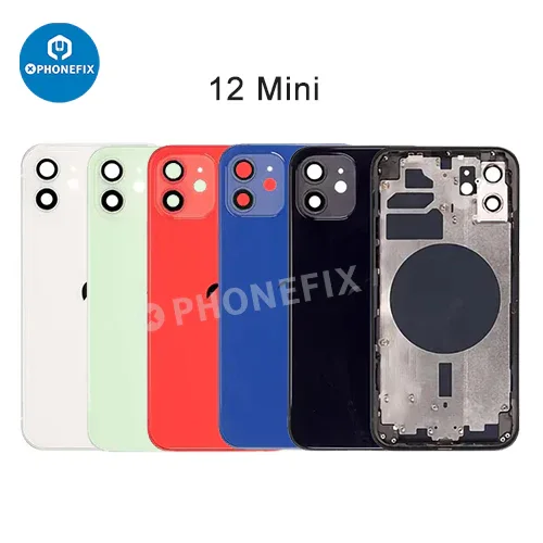 For iPhone Back Housing With Battery Frame Replacement Parts - Image 19