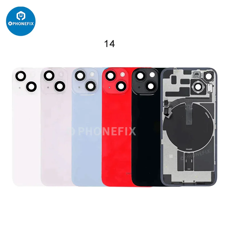For iPhone Back Housing With Battery Frame Replacement Parts - Image 2