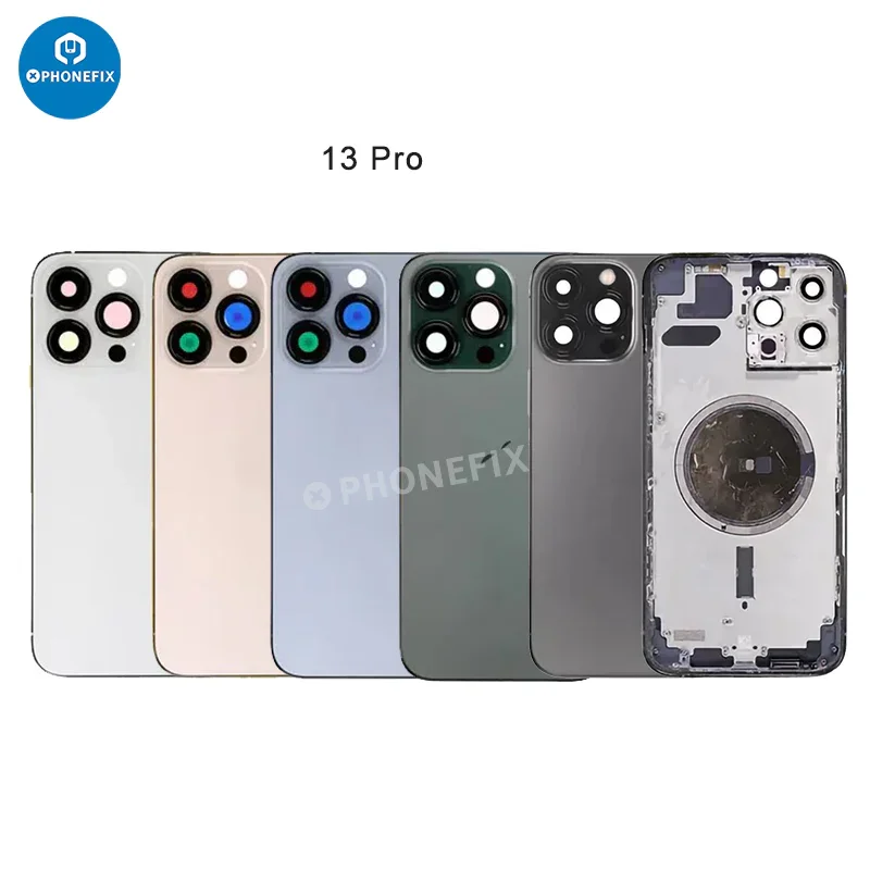 For iPhone Back Housing With Battery Frame Replacement Parts - Image 22