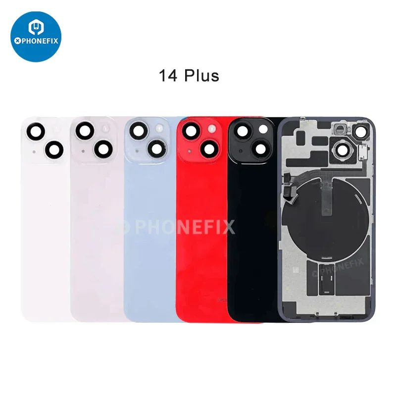 For iPhone Back Housing With Battery Frame Replacement Parts - Image 24