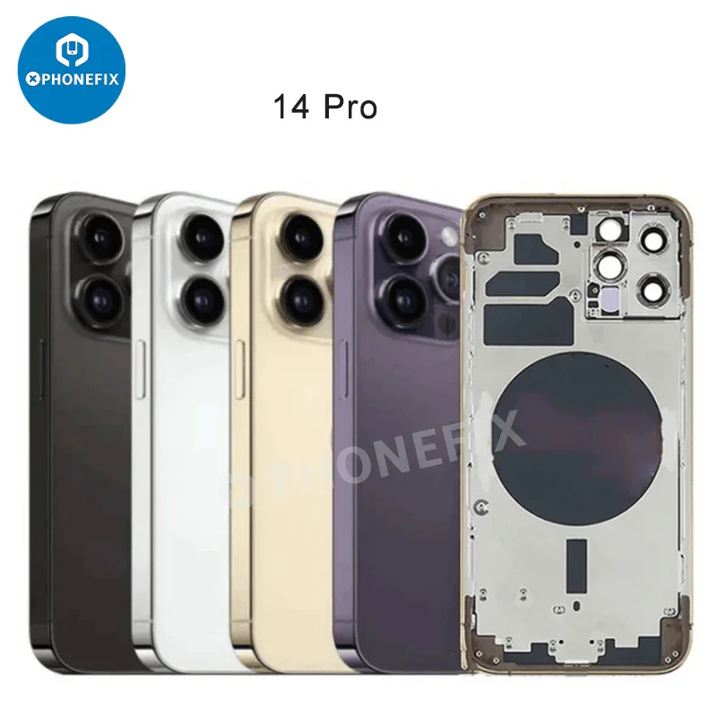For iPhone Back Housing With Battery Frame Replacement Parts - Image 25