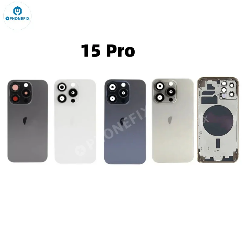For iPhone Back Housing With Battery Frame Replacement Parts - Image 28