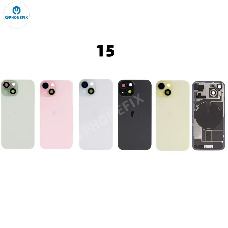 For iPhone Back Housing With Battery Frame Replacement Parts - Image 31