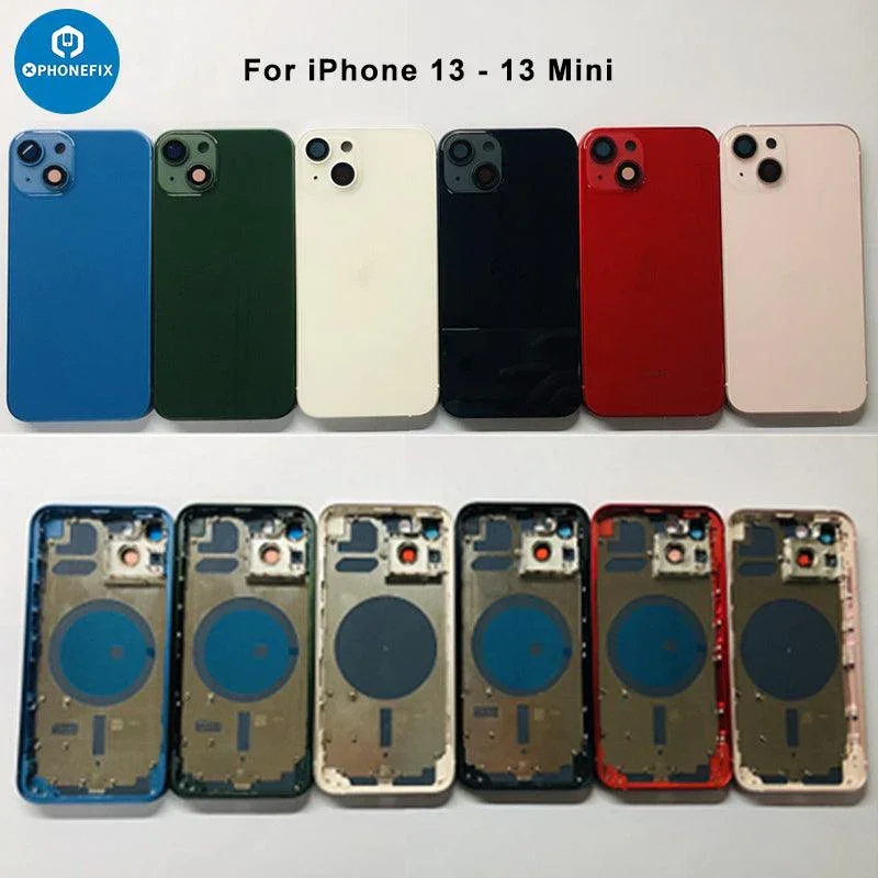 For iPhone Back Housing With Battery Frame Replacement Parts - Image 4