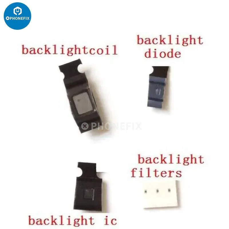 For iPhone Backlight Chip Diode Capacitor Coil Filter Repair Kit - Image 6