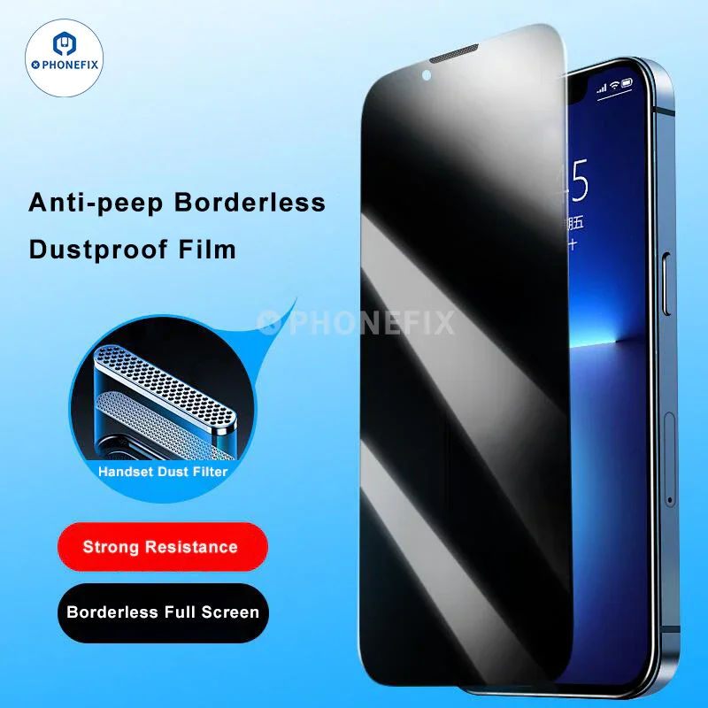For iPhone Full Cover Automatic Adsorption HD Tempered Film - Image 4