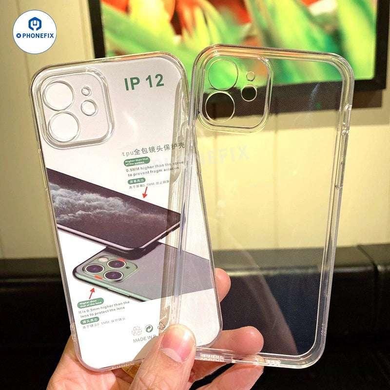 For iPhone Magnetic Frosted Phone Case With Camera Lens Film - Image 3