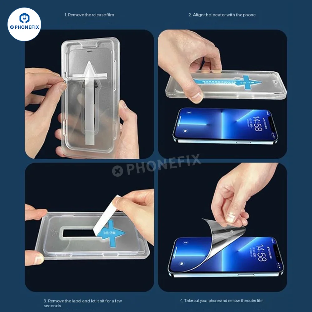 For iPhone Screen Protector Tempered Glass Auto-alignment Kit - Image 4
