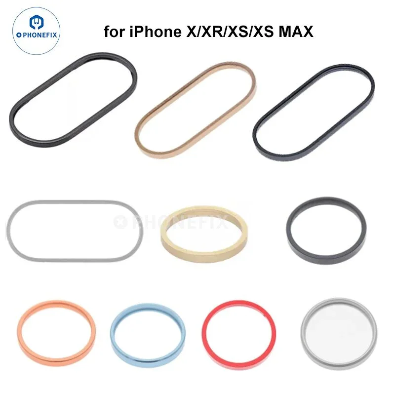 For iPhone X/11/12/13/14 Pro Max Back Camera Metal Ring Parts - Image 6