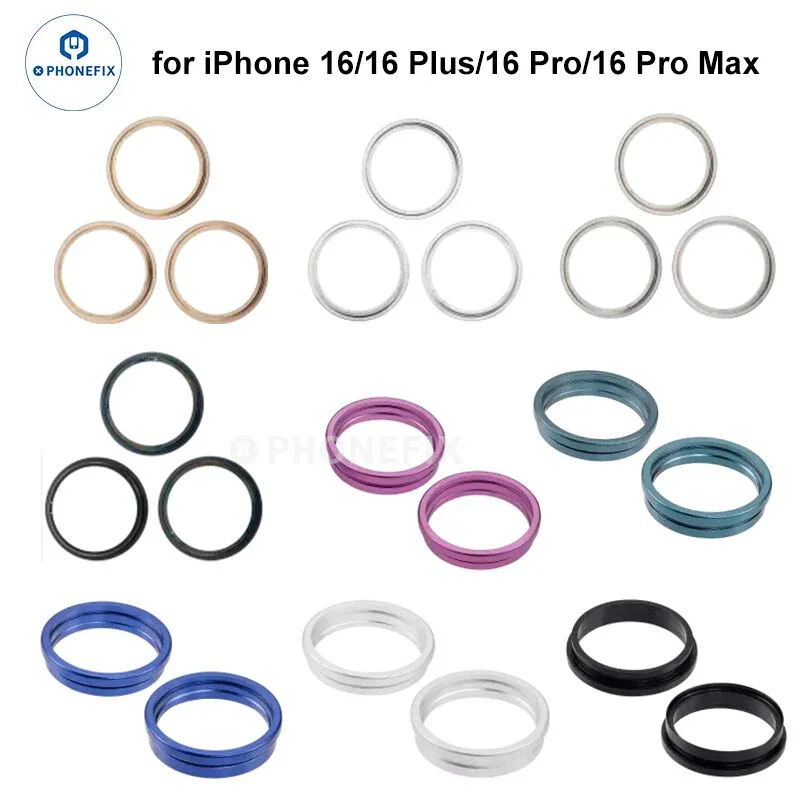 For iPhone X/11/12/13/14 Pro Max Back Camera Metal Ring Parts - Image 7