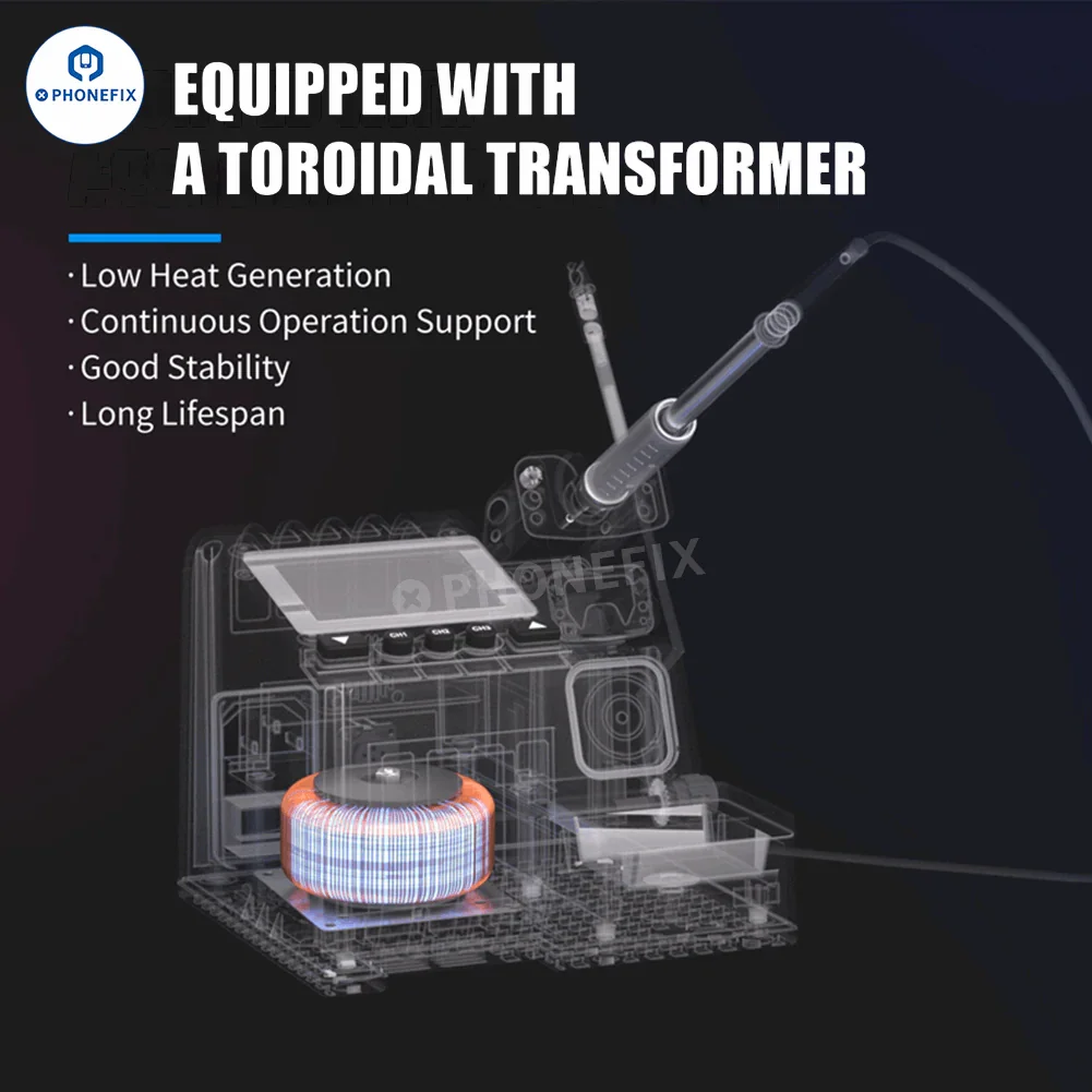 FORWARD BE01 Soldering Iron Station 80W Blue Engineer - Image 8