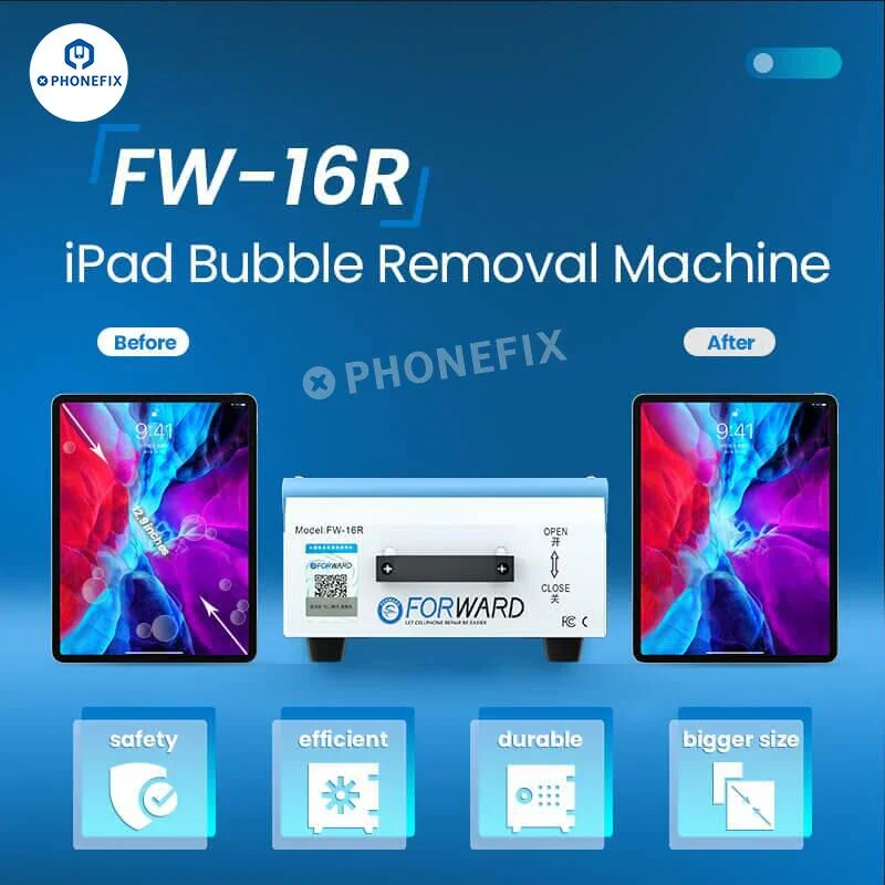 FORWARD FW-8R FW-16R Phone/Pad Screen Bubble Removal Machine - Image 2