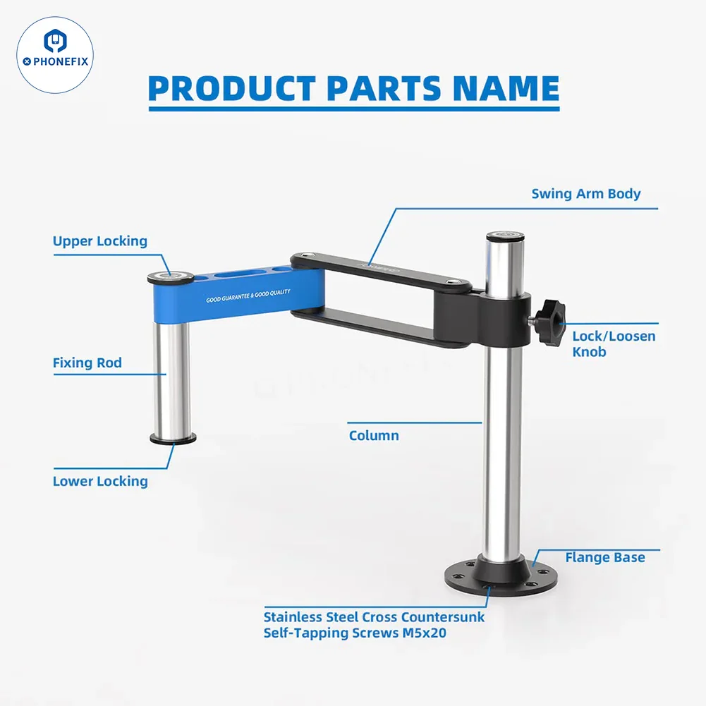 FORWARD FW-R02 FW-R03 Microscope Swing Arm Adjustable - Image 9