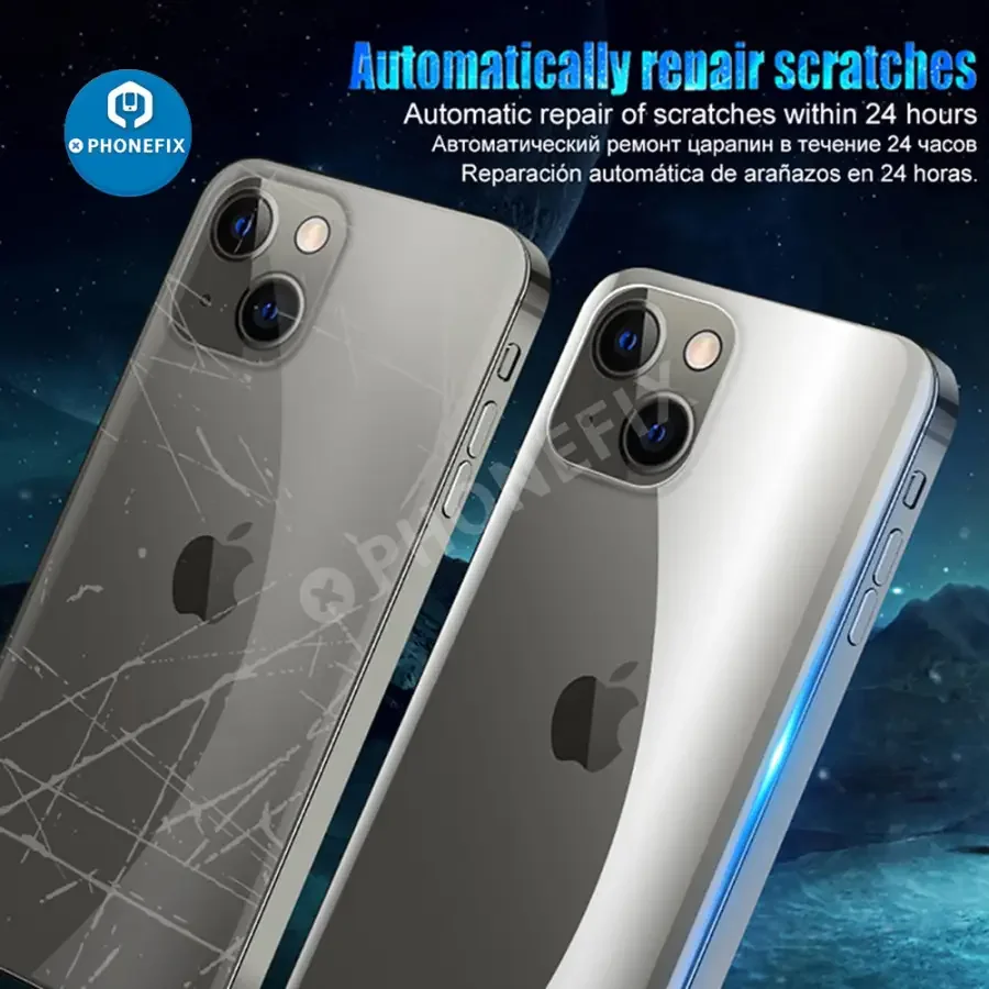 Full Cover Hydrogel Film For iPhone X-13 Pro Max Screen Protector Back Film - Image 11