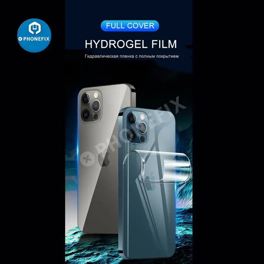 Full Cover Hydrogel Film For iPhone X-13 Pro Max Screen Protector Back Film - Image 6