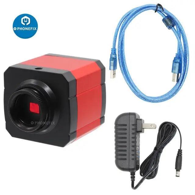 Full HD 2K HDMI USB Digital Industrial Phone Microscopio Camera