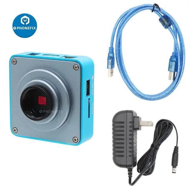 Full HD 2K HDMI USB Digital Industrial Phone Microscopio Camera - Image 7