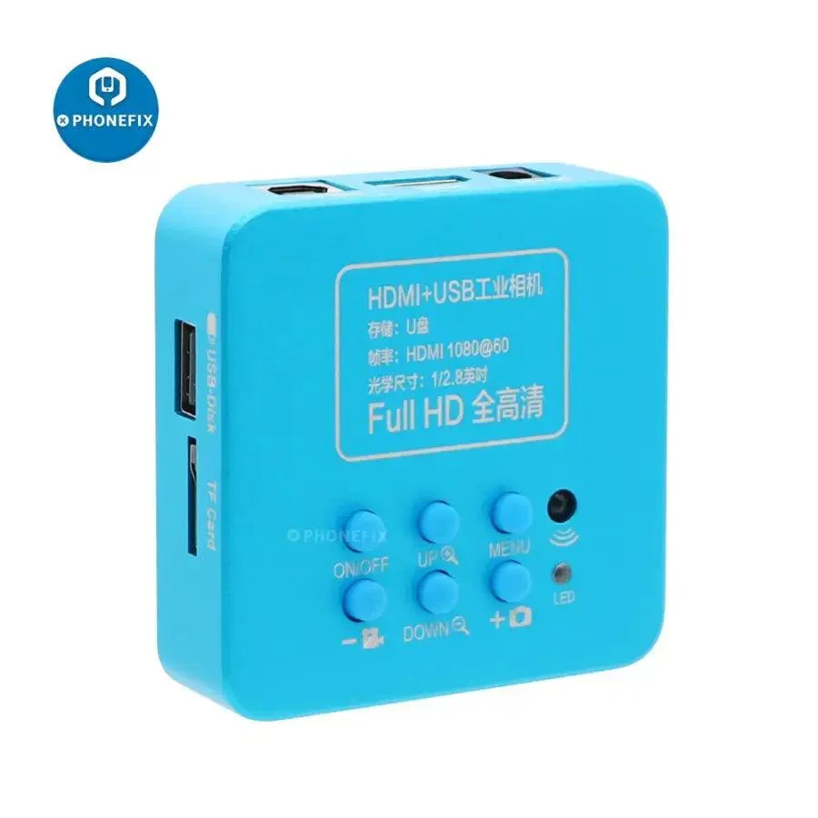 Full HD 2K HDMI USB Digital Industrial Phone Microscopio Camera - Image 9