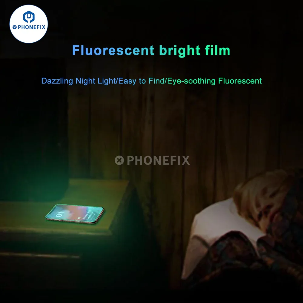 Full Screen Fluorescent Luminous Film For iPhone X-15 Pro Max - Image 3