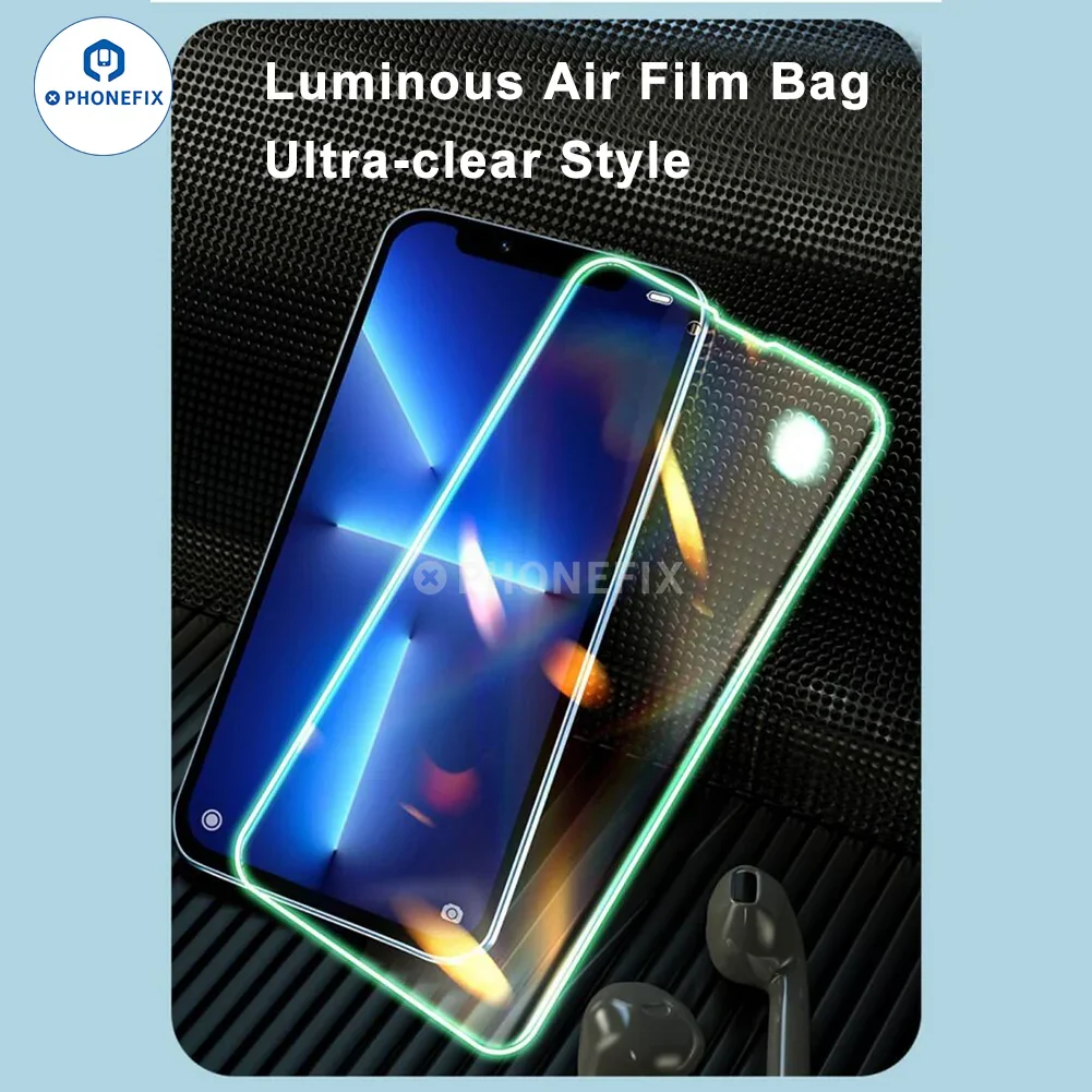 Full Screen Fluorescent Luminous Film For iPhone X-15 Pro Max - Image 4