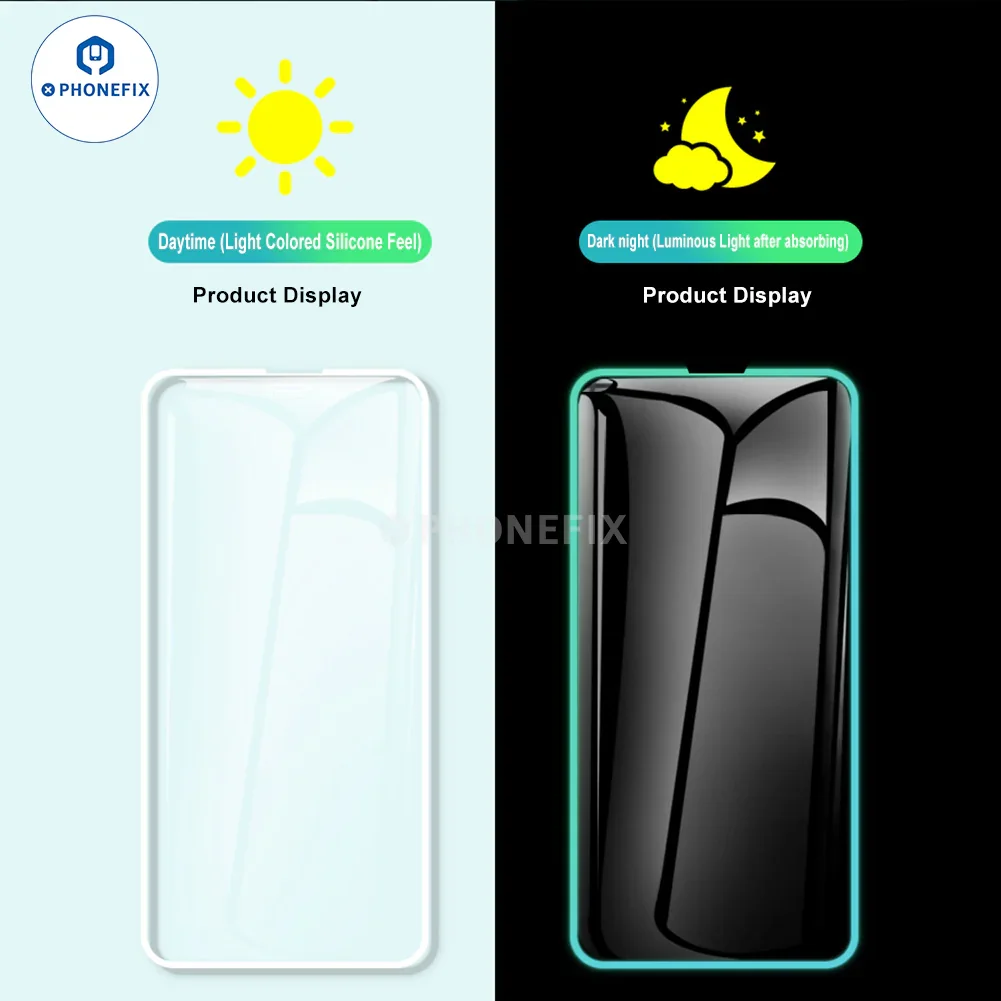 Full Screen Fluorescent Luminous Film For iPhone X-15 Pro Max - Image 5