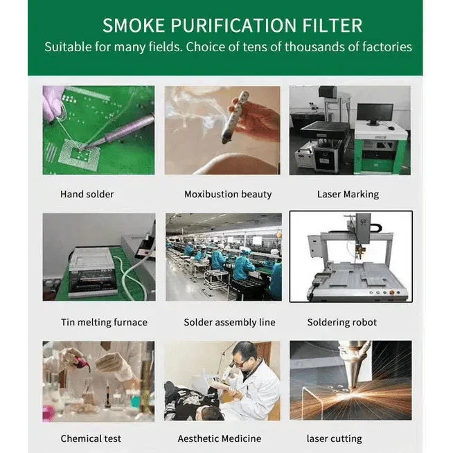 FUME Extractor Smoke Absorber Smoke Soldering Absorbing Purifying - Image 4